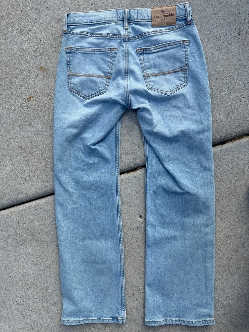 abercrombie kids Light Blue Boot Leg Jeans